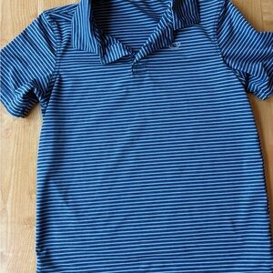 Vineyard Vines Striped Blue Kids Polo Shirt